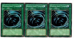 Yugioh 3X Mystical Space Typhoon - Common - 1st Edition - SD1-EN011 - Light Play - Image 1