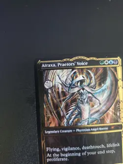 Atraxa, Praetors' Voice, SLD 453, Borderless Gilded Foil Near Mint - Image 2