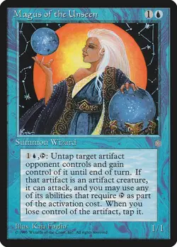 MTG Ice Age --- MAGUS OF THE UNSEEN --- RARE! NM! Magic the Gathering! - Image 3