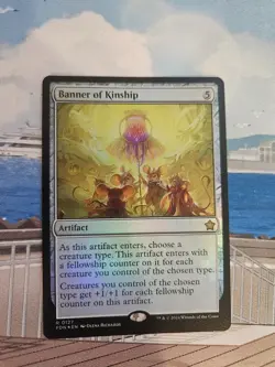 FOIL Banner of Kinship - MTG Foundations (FDN) - Image 1