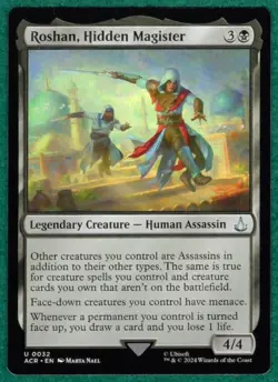 Roshan, Hidden Magister - Universes Beyond: Assassin's Creed ACR #32 - MTG Card - Image 1