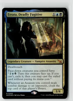 MTG MKM Karlov Manor Etrata, Deadly Fugitive Foil x1 NM Mythic - Image 1