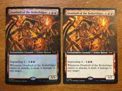 2x Overlord Of The Boilerbilges Ext. Art Lot MTG Duskmourn NM-M 0380 - Image 1