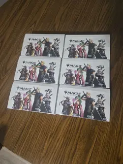 MTG Final Fantasy Play Booster Display 6 Box MTG COMES WITH FREE SHIPPING - Image 1
