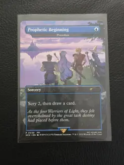 Prophetic Beginning - Preordain, MTG, Final Fantasy, Promo, 0039, Extended Art - Image 1