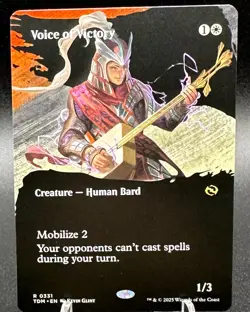Voice of Victory [Borderless] #331 Magic Tarkir: Dragonstorm - Image 1