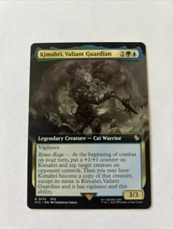 Kimahri, Valiant Guardian (Extended Art) 175 (R) MTG Commander Final Fantasy FIC - Image 1