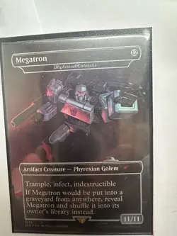 1x Megatron (Blightsteel Colossus) ~~ Borderless - Foil NM-Mint, English Secret - Image 1