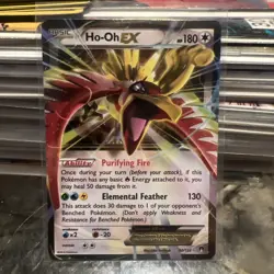 Ho-Oh EX 92/122 Breakpoint Ultra Rare Holo Pokemon Card NM - Image 1
