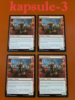 4x Seven Dwarves | Throne of Eldraine | MTG Magic Cards - Image 1