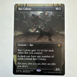MTG Rat Colony - Borderless, NM-Mint, English Special Guests - Image 1