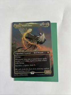 1x - Kykar, Wind's Fury - FOIL BORDERLESS - Bloomburrow - NM MTG - Image 1
