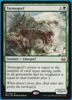 Tarmogoyf Modern Masters 2017 HEAVILY PLD Mythic Rare CARD (489192) ABUGames - Image 1