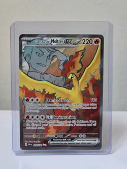 Team Rocket's Moltres ex 208/182 Sv10: Destined Rivals Holo Pokemon Card NM - Image 1