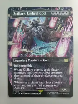 MTG Zodiark, Umbral God Final Fantasy Borderless Rare - Image 1