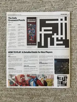 SDCC 2025 Magic the Gathering x Spider-Man Daily Bugle Newspaper Playmat - Image 3