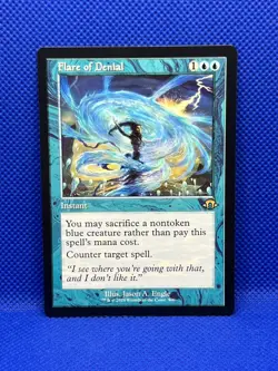 MTG - Flare of Denial - Retro Frame - 400 - Modern Horizons 3 - MH3 - - Image 1