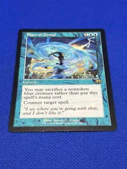 MTG - Flare of Denial - Retro Frame - 400 - Modern Horizons 3 - MH3 - - Image 2