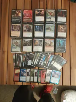 Magic The Gathering Huge Bulk Card Lot. Over Approx 1400 + Cards Holos & More - Image 1