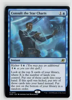 MTG Edge Of Eternities Consult The Star Charts x1 NM Rare 051 - Image 1