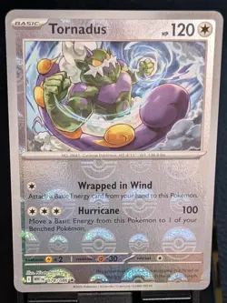 Tornadus 078/086 - Masterball Reverse Holo - White Flare - Pokemon TCG NM - Image 1