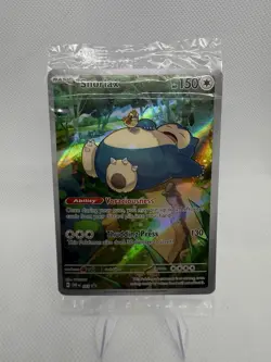 Pokemon TCG Scarlet/Violet 151 Snorlax Holo 051 ETB Sealed Promo Card - Image 1