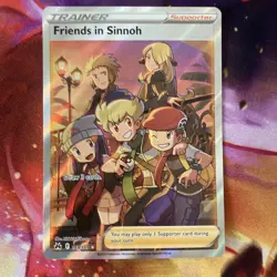 Pokemon TCG Friends in Sinnoh 149/159 Full Art Crown Zenith Set - Image 1
