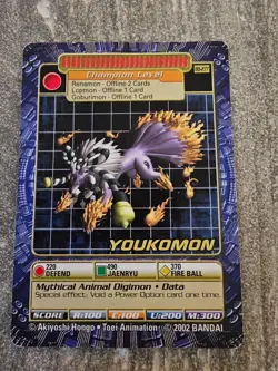 Youkomon BO-277 Digimon Digi-Battle Series 6 Trading Card - Image 1