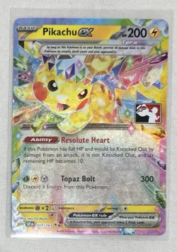 Pikachu ex 057/191 Play! Pokemon Prize Pack Series 7 Surging Sparks NM/M - Image 1