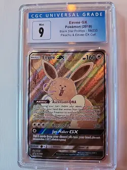 Eevee GX Pokemon (2019) Black Star Promos - SM233 Pikachu & Eevee-GX Coll - Image 1