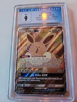 Eevee GX Pokemon (2019) Black Star Promos - SM233 Pikachu & Eevee-GX Coll - Image 2