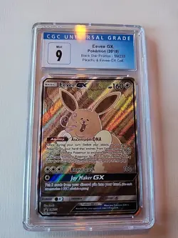 Eevee GX Pokemon (2019) Black Star Promos - SM233 Pikachu & Eevee-GX Coll - Image 4