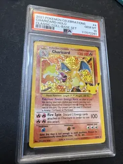 2021 Pokemon Celebrations Charizard Holo Gem Mint PSA 10 - Image 1