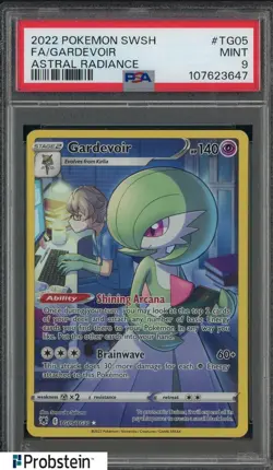 2022 Pokemon SWSH Astral Radiance #TG05 FA Gardevoir PSA 9 - Image 1