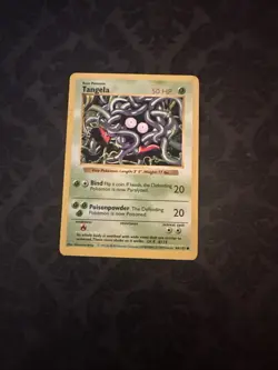 Shadowless Base Set Tangela 66/102 WOTC Vintage Pokemon TCG - Image 1