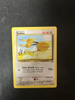 DODUO - Base Set 2 - 72/130 - Common - Pokemon Card - Unlimited Edition D5 - Image 1