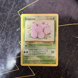 Pokemon Card Exeggcute Base Set 2 Vintage 74/130 D11 - Image 1