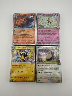 Pokemon Journey Together Build And Battle Complete Stamped Promos Set - Image 1