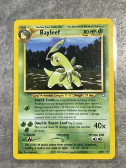 Bayleef 29/111 Pokemon TCG Neo Genesis Vintage WOTC Card Regular (Light Play) 1 - Image 1