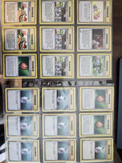 Pokemon Trainer Cards Assorted Lot of 79 Vintage - Image 1