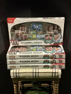 Pokemon TCG Scarlet & Violet 151 Blooming Waters Premium Collection - 4 Pack - Image 1