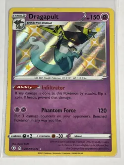 LP Dragapult SV062/SV122 Baby Shiny: Shining Fates Pokemon Card Holo - Image 1