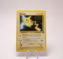 Pikachu #4 & Dragonite #5 Black Star Promos - RARE 1st Movie Promo Pokemon Cards - Image 2
