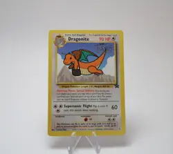 Pikachu #4 & Dragonite #5 Black Star Promos - RARE 1st Movie Promo Pokemon Cards - Image 4