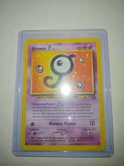Pokemon Unown J #38 Black Star Promo WOTC Original Pokemon Card TCG 2001 - Image 1