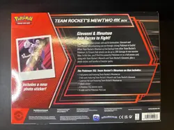 Pokemon TCG Team Rocket's Mewtwo ex Box Brand New Factory Sealed Ships Fast!! - Image 2
