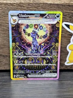 Umbreon EX 161/131 Prismatic Evolutions SIR Pokemon Card - 2025 🔥 Chaser NM - Image 1