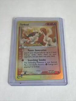 Torkoal Reverse Holo 12/97 EX Dragon Pokemon Card 2003 LPTorkoal Reverse Holo 12 - Image 1
