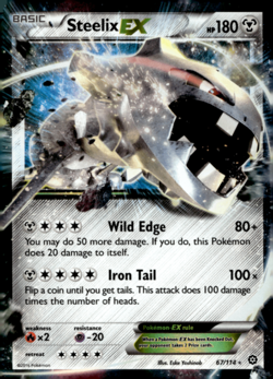Steelix EX Ultra Rare XY - Steam Siege 67/114 NM - Pokemon TCG - Image 1