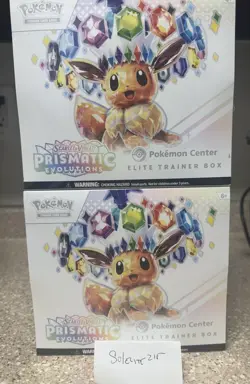 (1) Prismatic Evolutions Pokemon Center Elite Trainer Box Sealed. In Hand! - Image 1